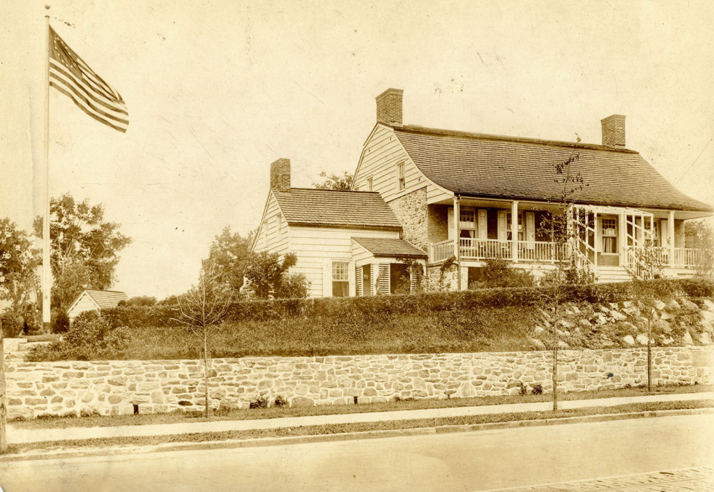 1916 view of the restored farmhouse.