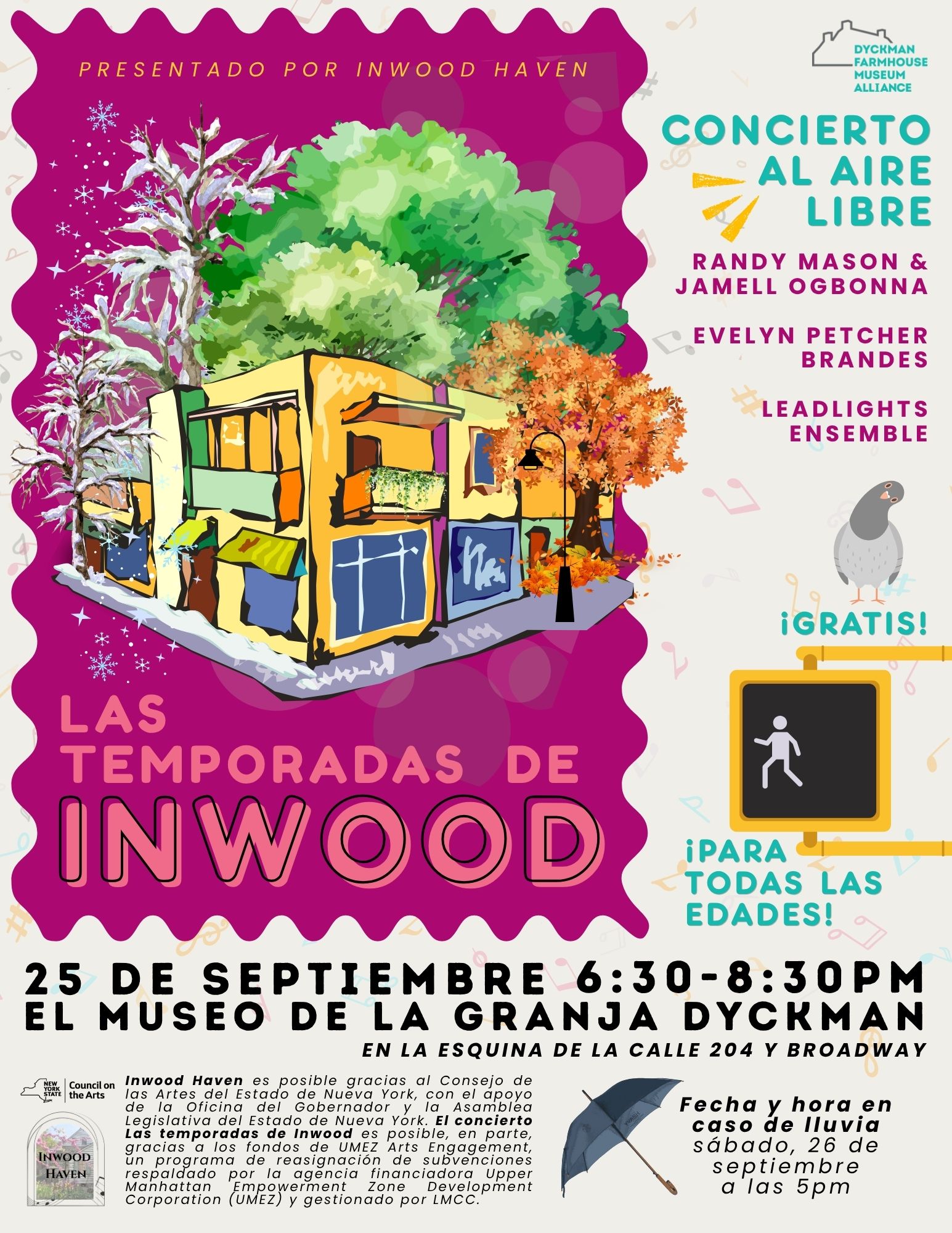 Concierto al aire libre: las temporadas de Inwood